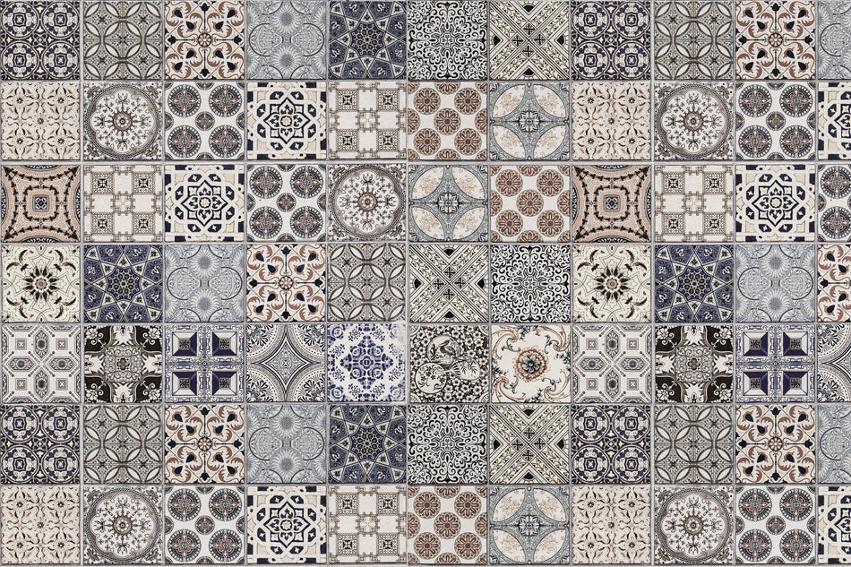 Waschbeckenrückwand Patchwork