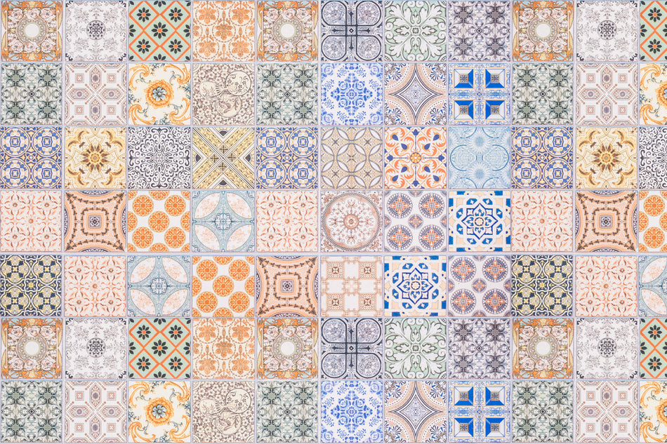 Badrückwand Patchwork