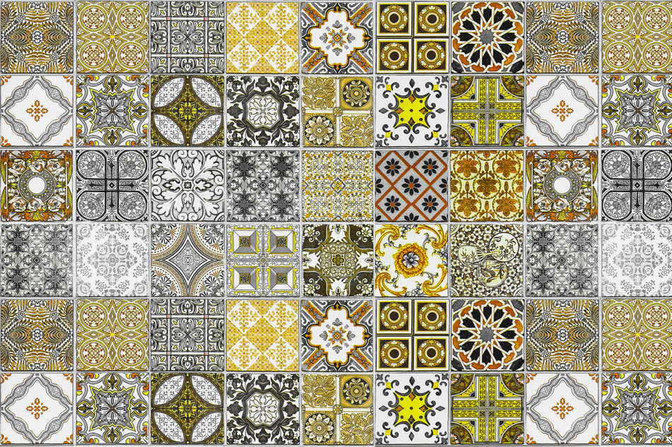 Badrückwand Patchwork