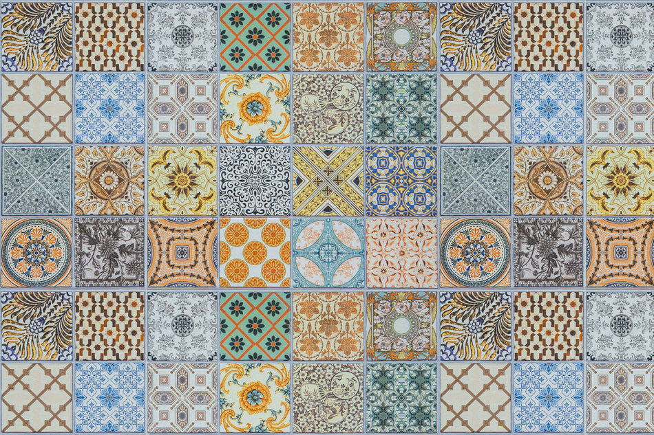 Badrückwand Patchwork