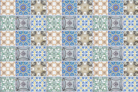 Badrückwand Patchwork