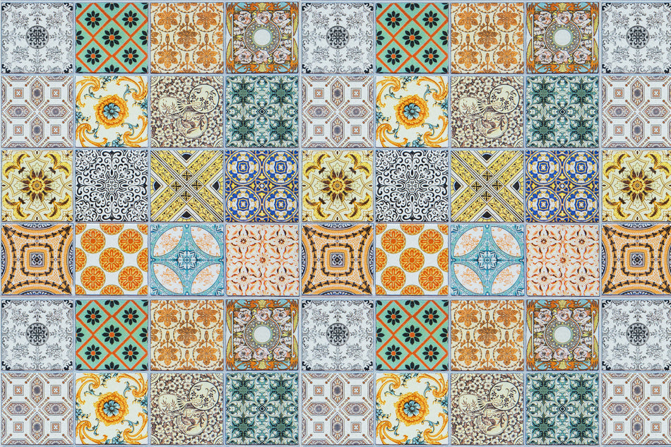 Badrückwand Patchwork