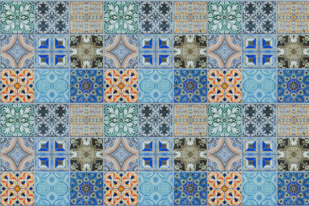 Badrückwand Patchwork