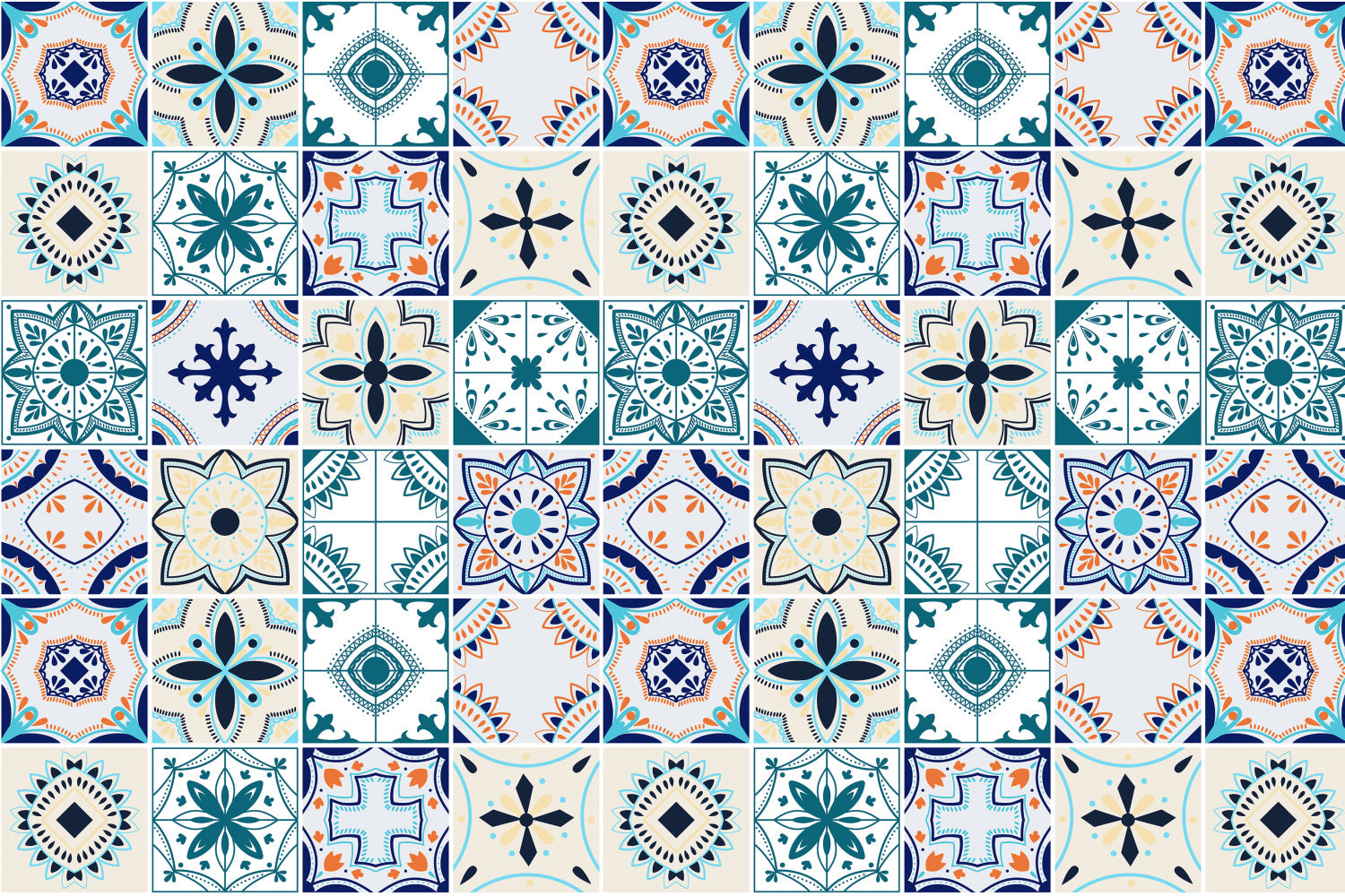 Badrückwand Patchwork