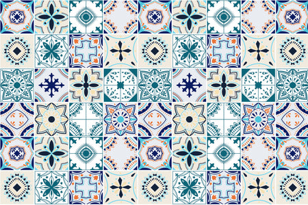Badrückwand Patchwork