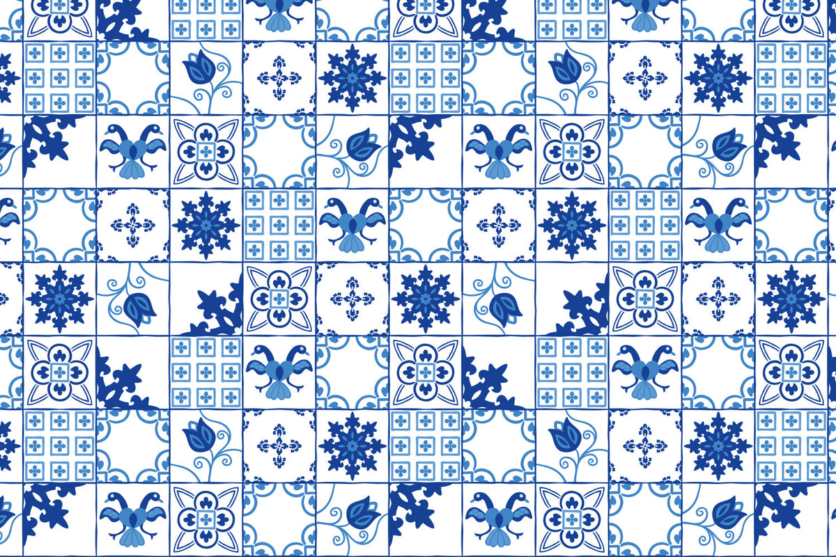 Waschbeckenrückwand Patchwork