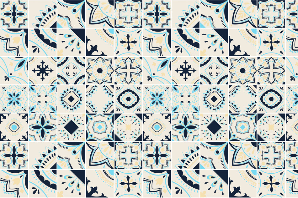 Badrückwand Patchwork