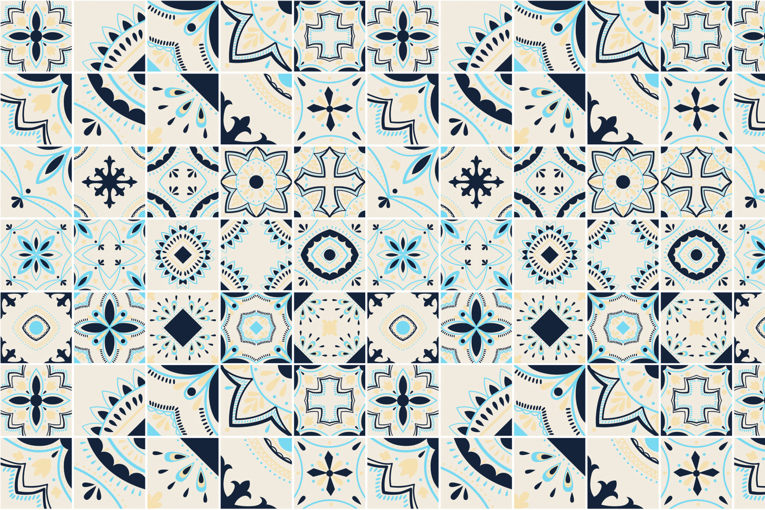 Waschbeckenrückwand Patchwork
