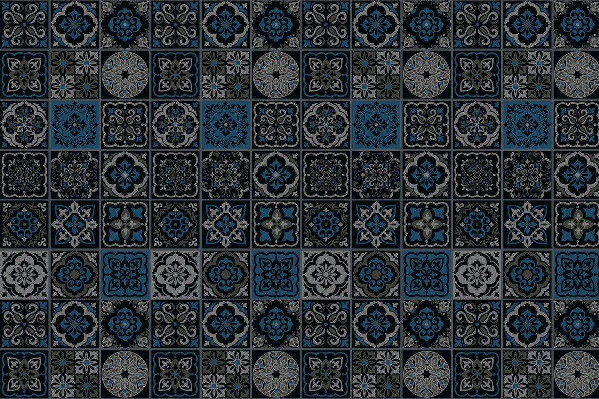 Waschbeckenrückwand Patchwork