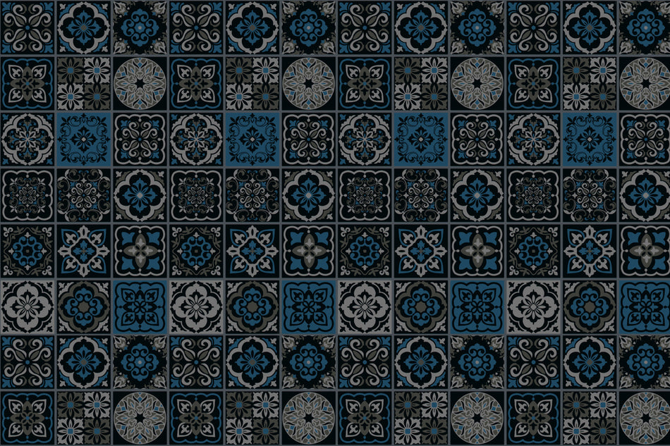 Waschbeckenrückwand Patchwork