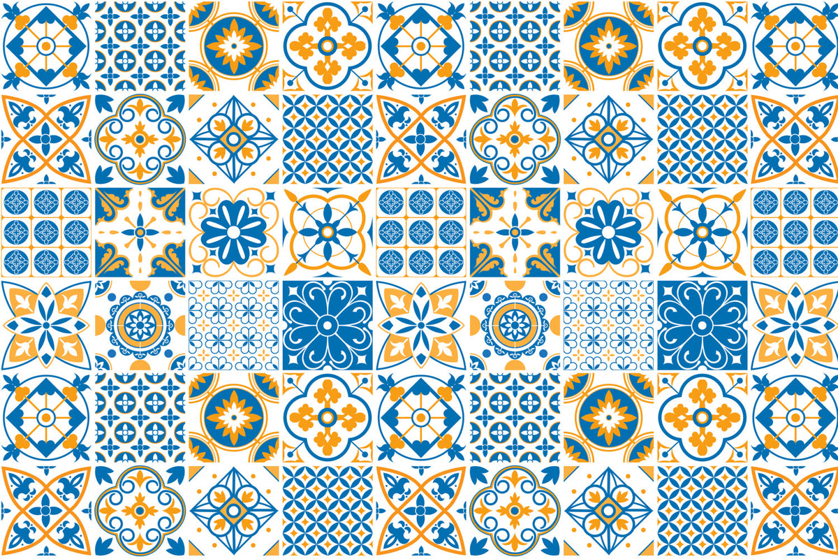 Badrückwand Patchwork