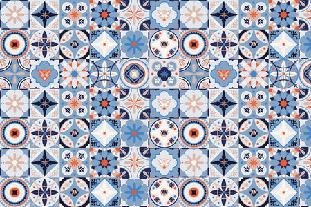 Waschbeckenrückwand Patchwork