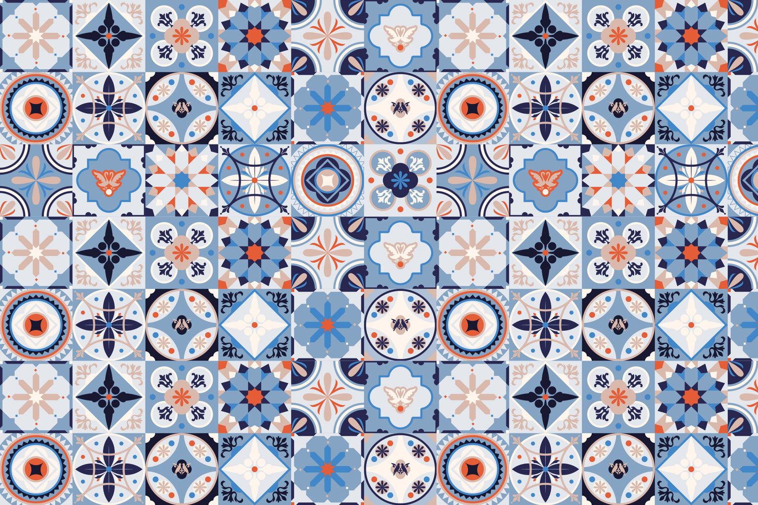 Badrückwand Patchwork