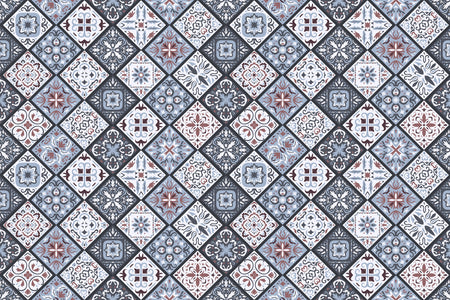Badrückwand Patchwork