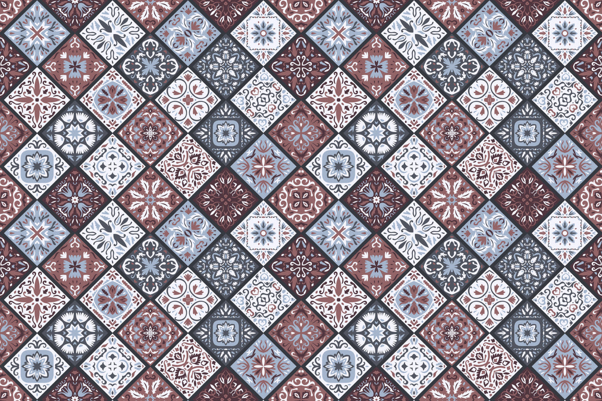 Badrückwand Patchwork