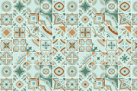 Waschbeckenrückwand Patchwork