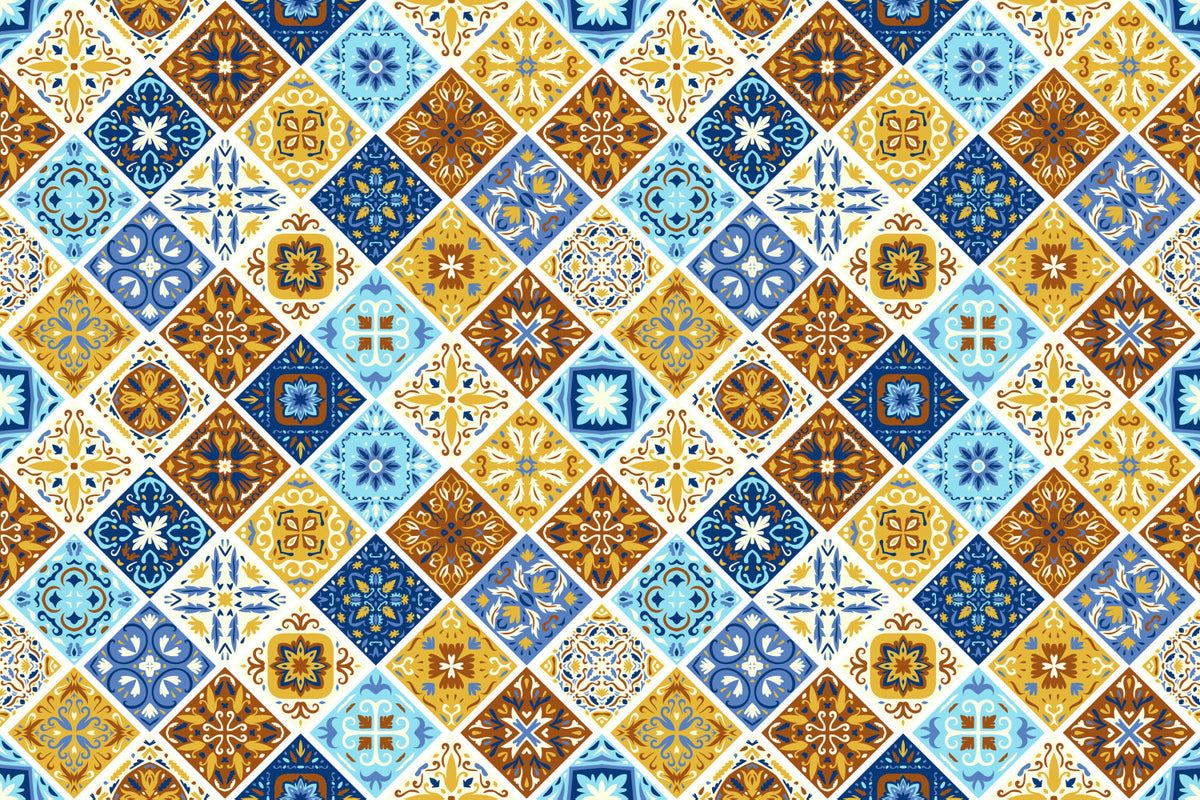 Badrückwand Patchwork