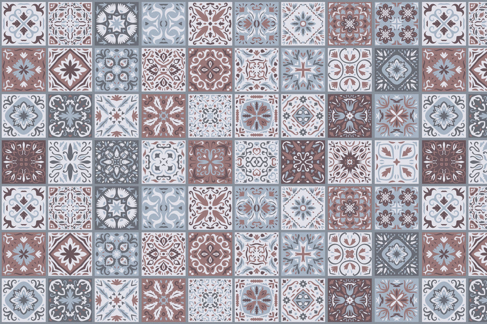 Waschbeckenrückwand Patchwork