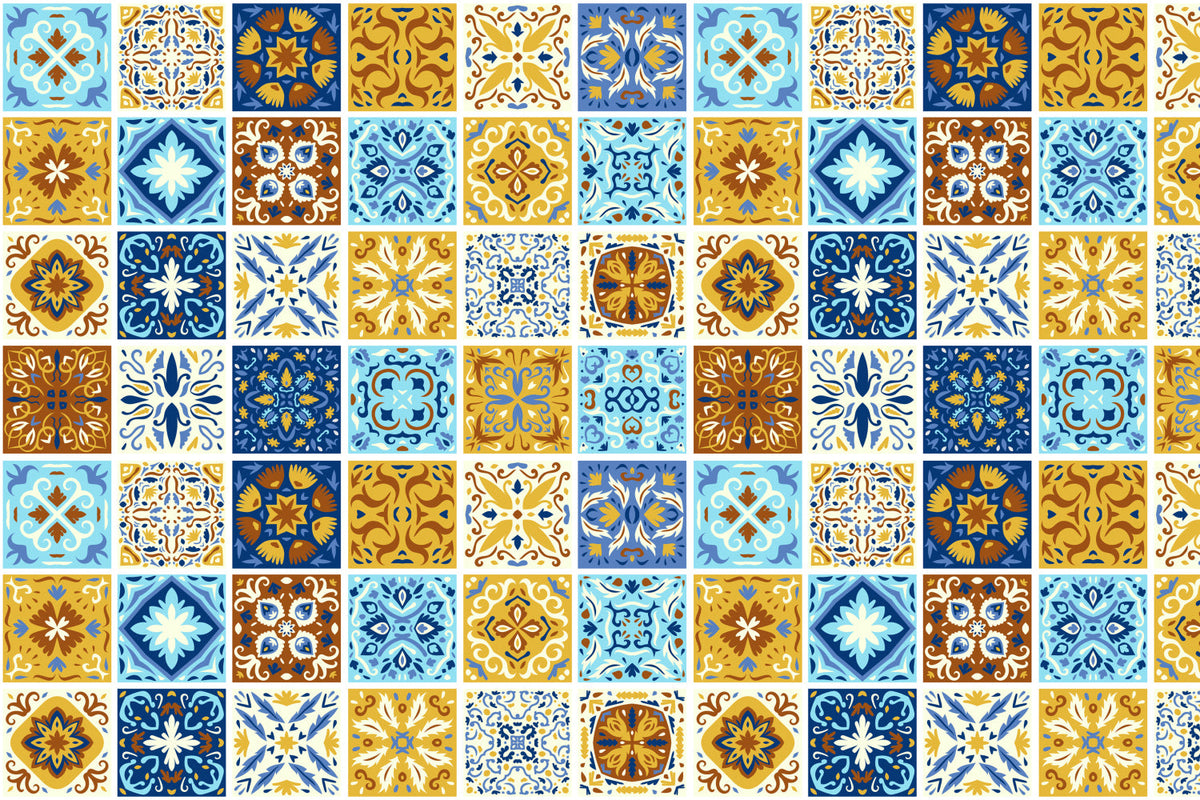 Badrückwand Patchwork