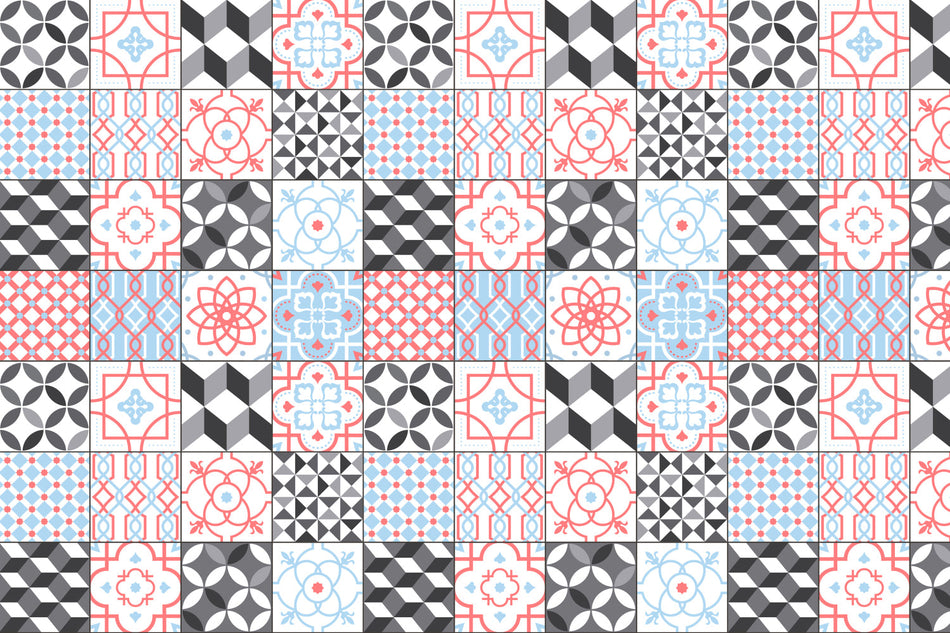 Waschbeckenrückwand Patchwork