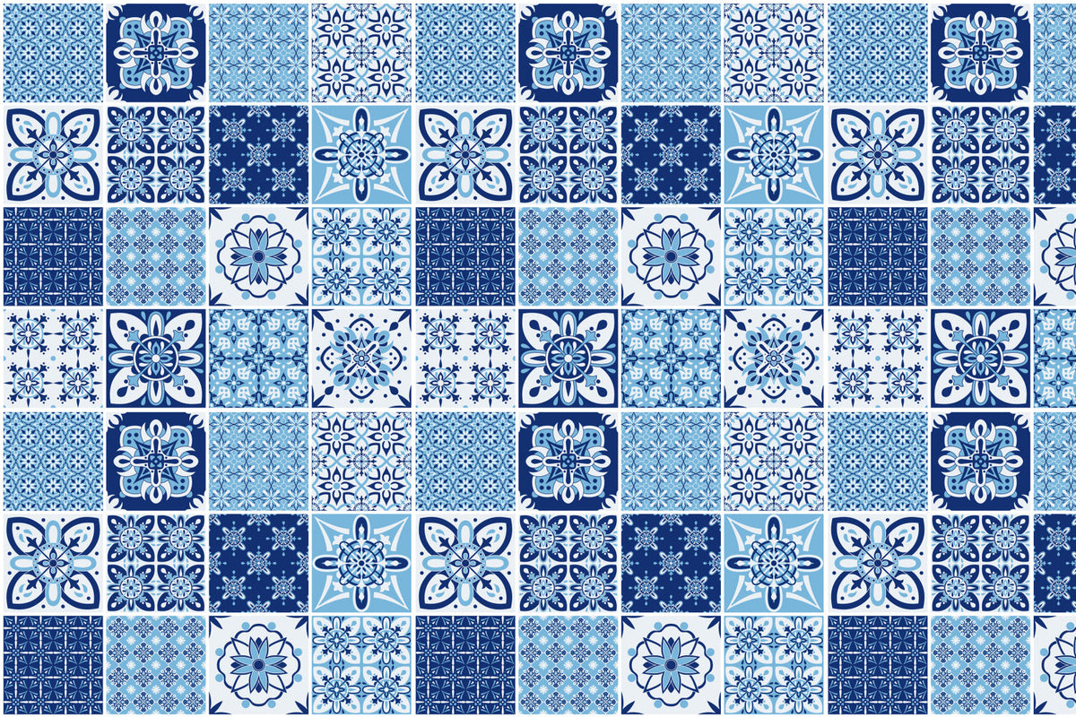 Badrückwand Patchwork