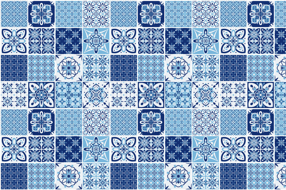 Waschbeckenrückwand Patchwork