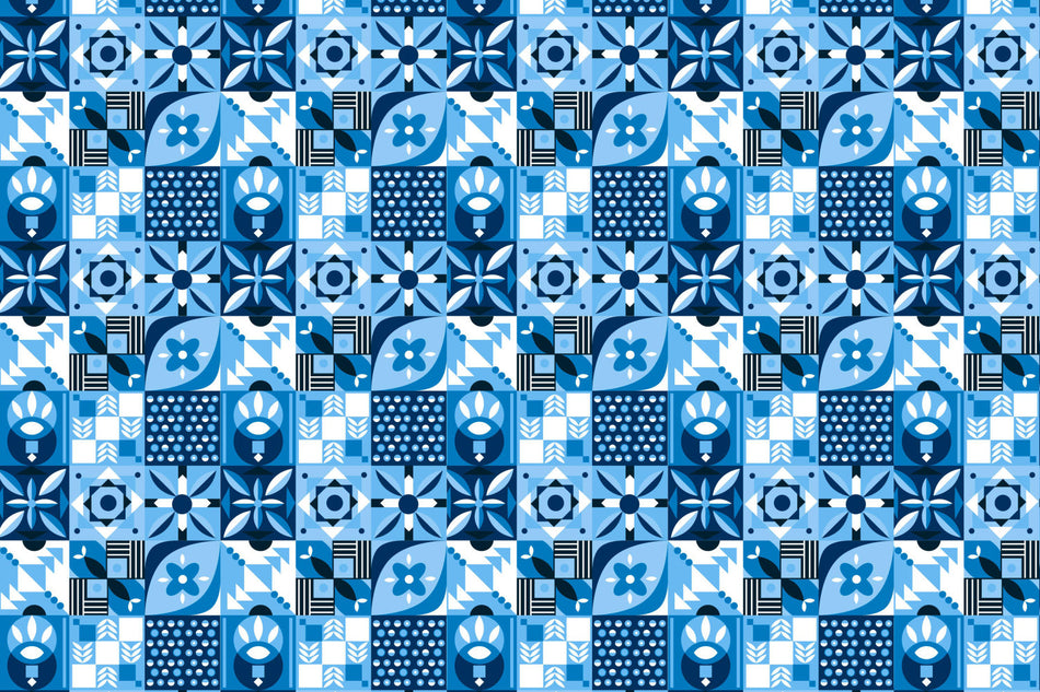 Waschbeckenrückwand Patchwork