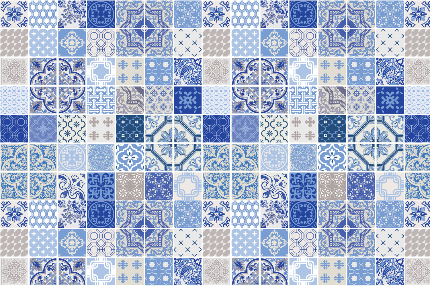 Waschbeckenrückwand Patchwork