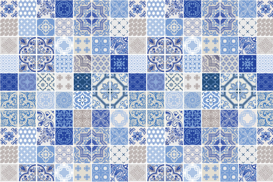 Waschbeckenrückwand Patchwork