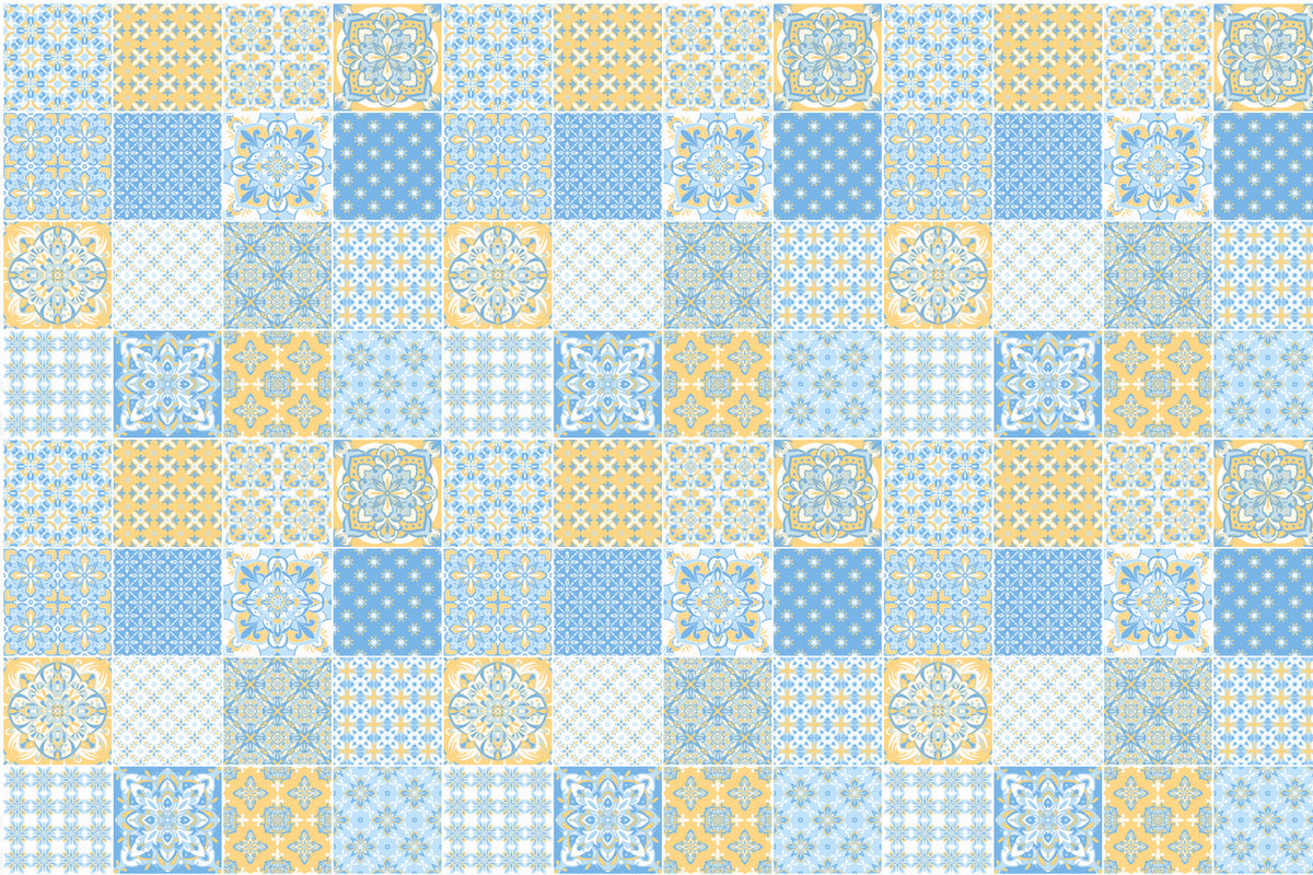 Waschbeckenrückwand Patchwork