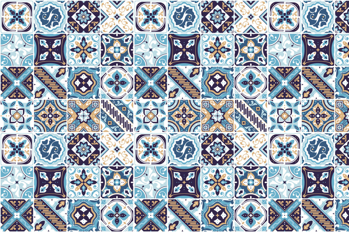 Badrückwand Patchwork
