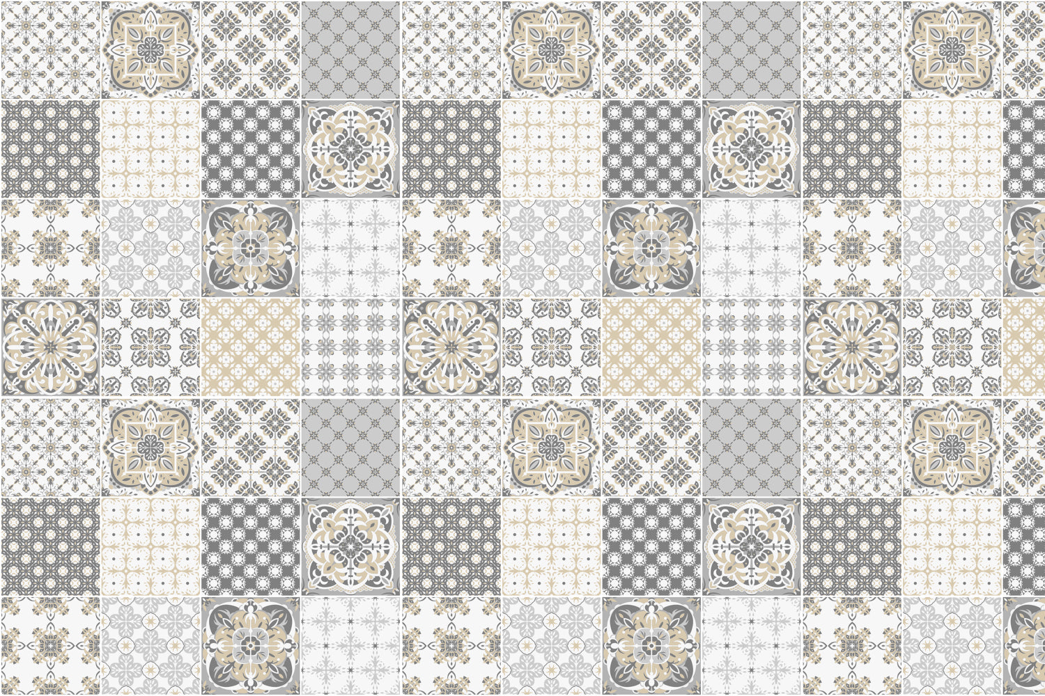 Badrückwand Patchwork