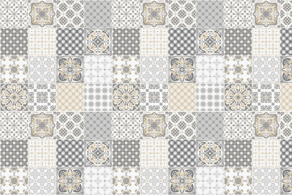 Badrückwand Patchwork