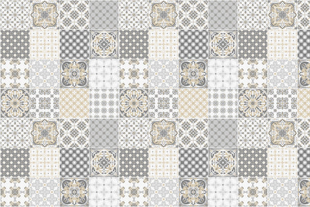 Waschbeckenrückwand Patchwork