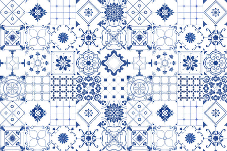 Badrückwand Patchwork