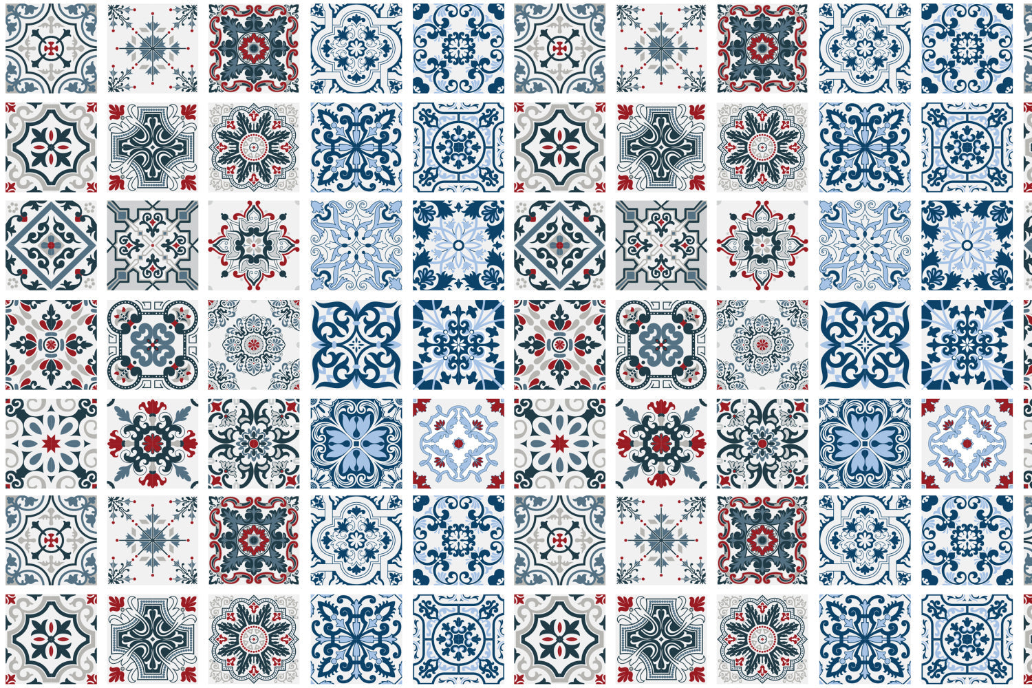 Waschbeckenrückwand Patchwork