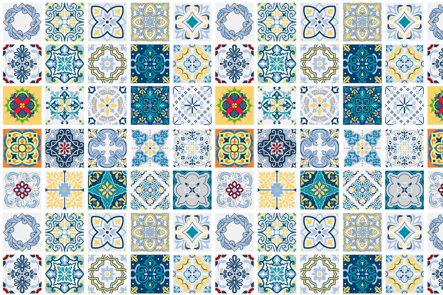 Badrückwand Patchwork