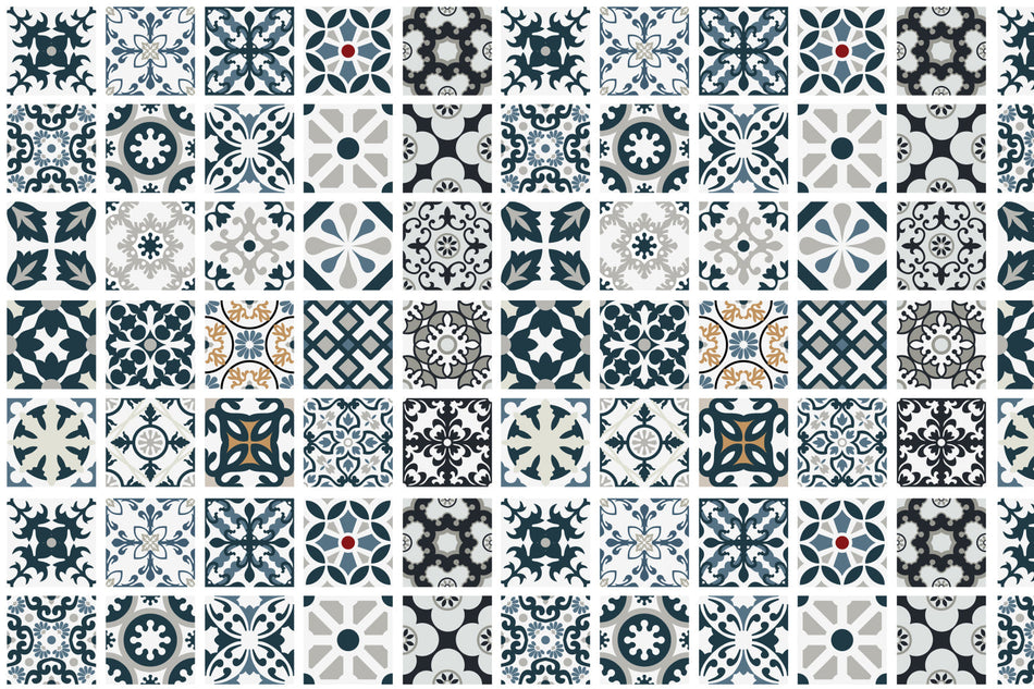 Waschbeckenrückwand Patchwork