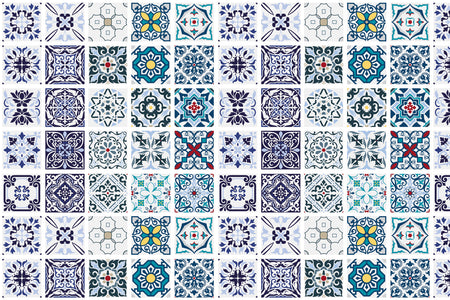 Waschbeckenrückwand Patchwork