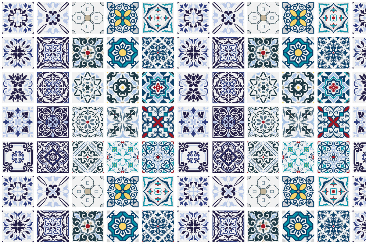 Badrückwand Patchwork
