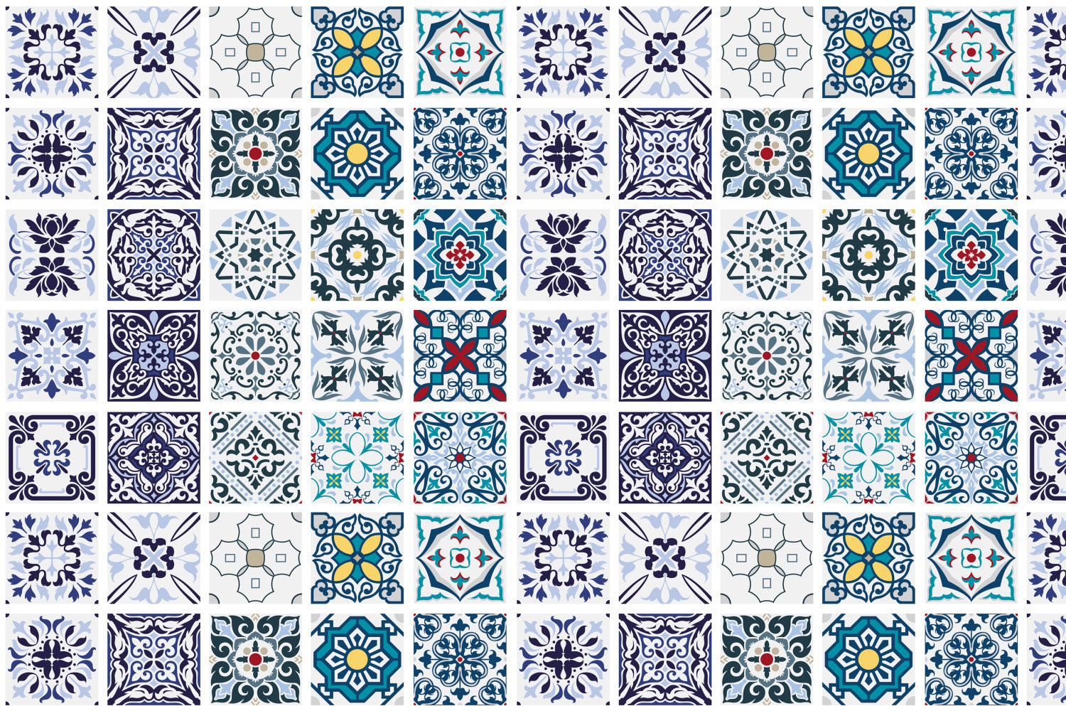 Badrückwand Patchwork