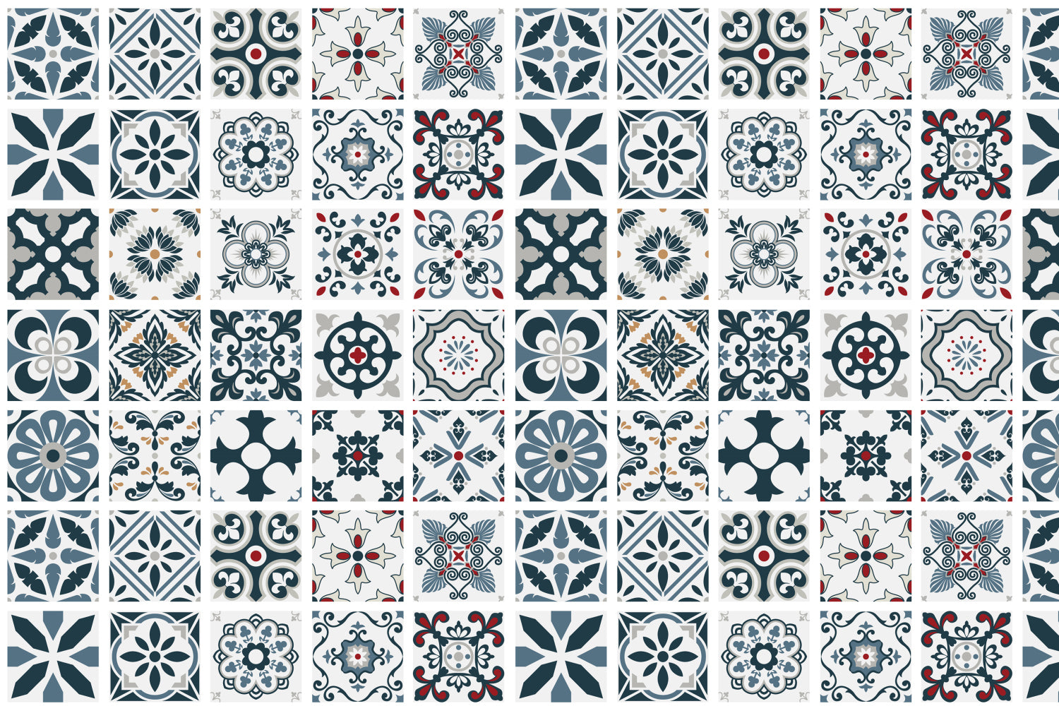 Badrückwand Patchwork