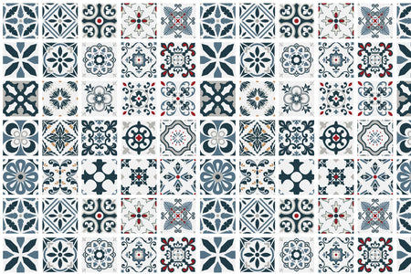 Badrückwand Patchwork