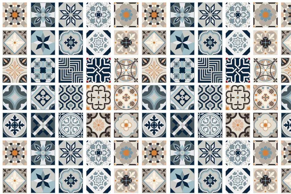 Badrückwand Patchwork