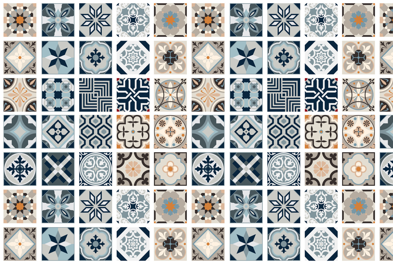 Waschbeckenrückwand Patchwork