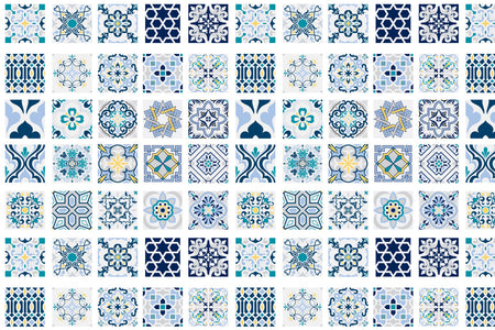 Badrückwand Patchwork