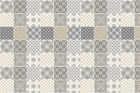 Badrückwand Patchwork