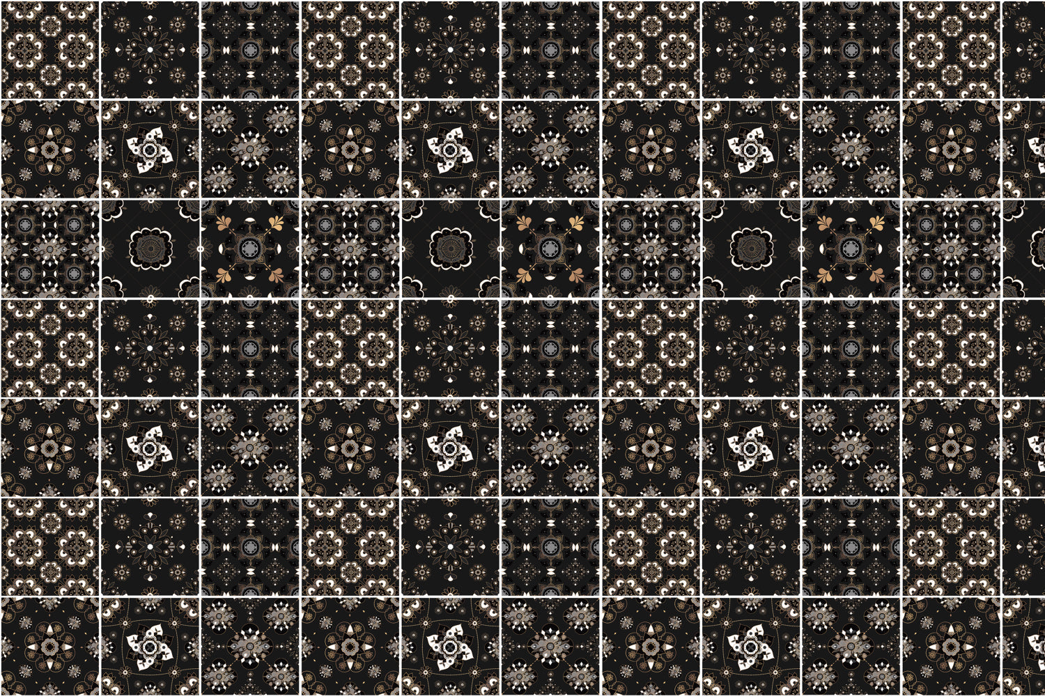 Waschbeckenrückwand Patchwork