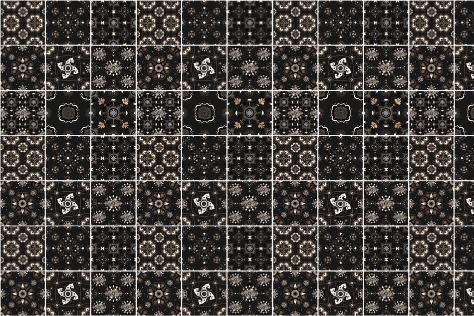 Badrückwand Patchwork
