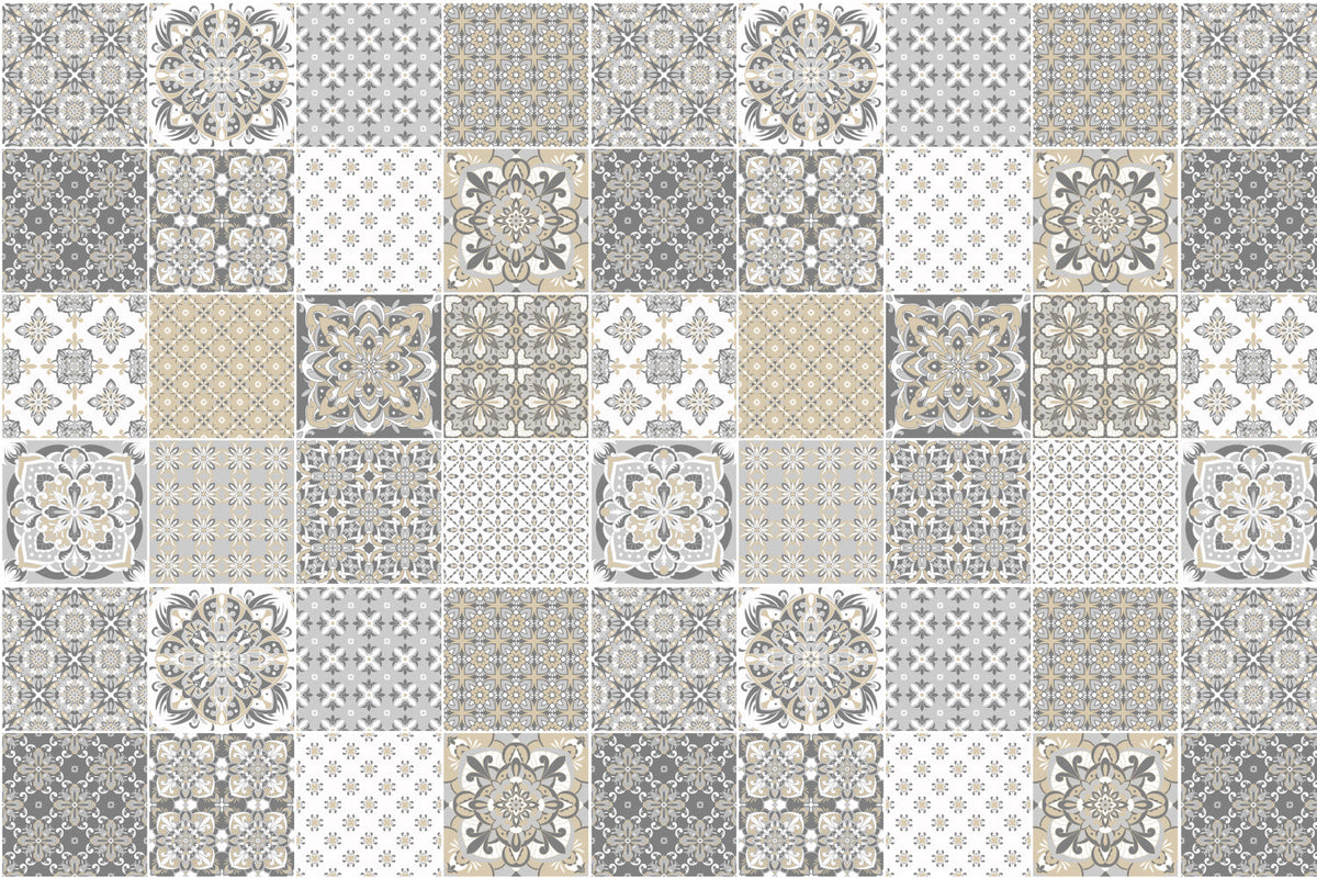 Waschbeckenrückwand Patchwork